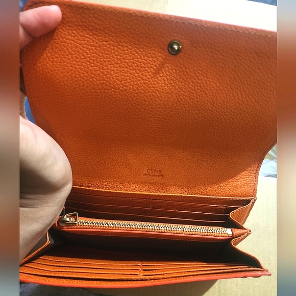 Chloe Paraty Leather Long Bifold Wallet - Picture 4 of 5